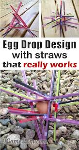 Successful Egg Drop Project Design With Straws Stem Projects For Kids Egg Drop Project Stem Projects