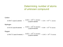 Well if c=12 and o=16 how many moles of carbon atoms are in 2.5g of co2 molar mass = 44g, so 44g of co2 contains 1 mole of atoms (12g of c) and 2 moles of atoms (32 g of o) so 2.5g of co2 will contain. Empirical And Molecular Formulas How To Find Out What An Unknown Compound Is Ppt Download