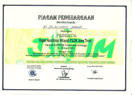 We did not find results for: Contoh Piagam Penghargaan Pemateri