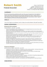 A proven job specific resume sample for landing your next job in 2021. Financial Accountant Resume Samples Qwikresume