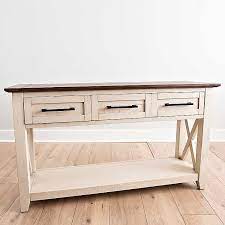 It can be placed in any room with endless. Dark Brown And Ivory Jackson Console Table Kirklands