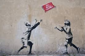 Onlookers at a sotheby's auction earlier this month were left gobsmacked when. Banksy No Ball Games Meaning Facts History Myartbroker