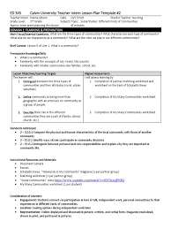 You can search for worksheets in a million categories for all ages. Ed 345 Calvin University Teacher Intern Lesson Plan Template 2 Community Teachers