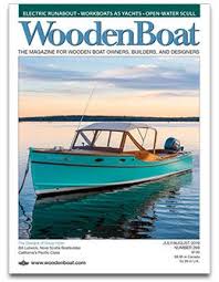 Woodenboat Magazine Cover Boat Canoe Building Wooden Boats