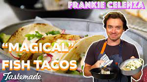 Joe mac • 180 pins. The Secret To Sea Bass Tacos I Frankie Celenza Youtube