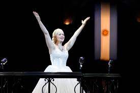 The 1980 tony award winner for best musical, evita is the smash pop opera about a passionate woman who went from the streets of argentina to show business stardom, to the highest levels of influence in buenos aires. Evita North Shore Music Theatre