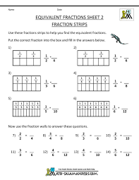 18 4th Grade Free Printable Math Worksheets In 2020 Math Fractions Worksheets Math Fractions Fractions Worksheets