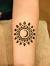 Simple Arm Forearm Henna Tattoo