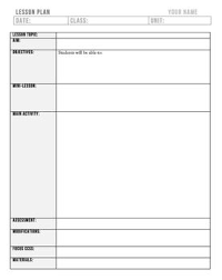 Common Core Lesson Plan Template For High School Common Core Lesson Plans Lesson Plan Template Free High School Lesson Plans