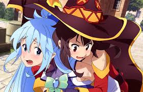Hd wallpapers and background images. Anime Konosuba God S Blessing On This Wonderful World Konosuba Megumin Aqua Hd Wallpaper 4072x2615 Wallpaper Anime