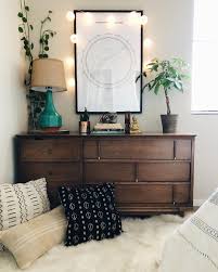 Black And White Bedroom With Wood Furniture Image By Stephanie Gustafson On A P A R T M E N T Bedroom Decor Home Interior