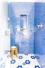 Prepare To Be Amazed By These 13 Mosaic Bathroom Floor Tile Ideas Hunker Blue Bathroom Tile Mosaic Bathroom Tile Mosaic Tile Bathroom Floor
