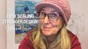 Easily scale artwork & Create stronger designs with your sketchbook.  Drawing Tutorial.