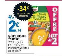 Offre Soupe Knorr Chez Colruyt