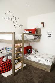 The design features a low loft bed built with closed ends, a ladder, and rolling diy desk top with a bookshelf. 52 Awesome Diy Bunk Bed Plans Free Mymydiy Inspiring Diy Projects