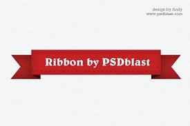 ribon red ribbon graphic psd psdblast red ribbon