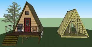Download plans to build your dream tiny house, at an affordable price (pdf & cad files). 14 X14 Tiny A Frame Cabin Plans By Lamar Alexander