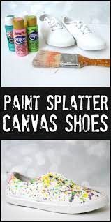 Diy Paint Splatter Canvas Shoes Canvas Shoes Diy Painted Shoes Diy Canvas Shoes