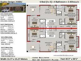 6 bedroom house are very aesthetically pleasing and optimize small spaces for the greatest comfort prefab 4 bedroomed houses 2 bedroom kit houses for sale 1 bedroom mobile house bedroom. 6 Bedroom 4 Bathroom Duplex House Plan 210 M2 2260 Sq Etsy Duplex Floor Plans Duplex Plans Duplex House Plan