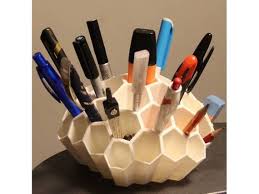 Honeycomb Desk Organizer Pen Holder Pencil Holder Planner Etsy Desk Organization Planner Pens Holder Candle Organization
