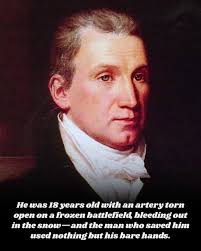 James Monroe once stood