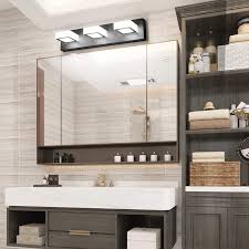 Some of the most reviewed products in black vanity lighting are the hampton bay woodbury 24.5 in. Buy Ralbay Led Modern Black Bathroom Vanity Lights 3 Lights Acrylic Modern Black Bathroom Wall Lighting Fixtures Online In Vietnam B08h7xcgb7