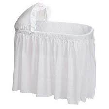 How To Make A Bassinet Skirt Ehow Bassinet Skirts Bassinet Cover Baby Bassinet Cover