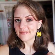 X Logo Cosplay Dangle Earrings in Classic Yellow, Red or Black