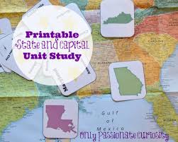 Size of all 50 states if printed at 100% is 587mm x 927mm. Free States And Capitals Unit Study