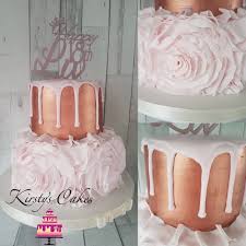 18th Birthday Rose Gold Cakes 2nd Cake If The Week Was This Gorgeous Rose Gold And Blush Pink Cake For An 18th Birthday Pink Ro Rose Gold Cake Rose Gold Wedding Cakes Tiered Cakes Birthday