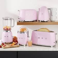 Smeg Pink Electric Kettle Retro Kitchen Appliances Pink Kitchen Chic Kitchen