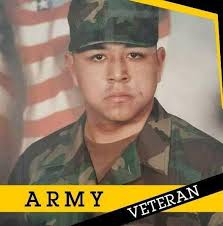 Veteran's solo march