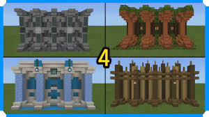 They also generate in pillager outpost towers, and in some houses in plains, taiga, and snowy tundra villages. 10 Minecraft Wall Designs In 100 Seconds 4 Minecraft Bedrock Edition Youtube