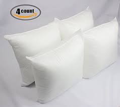 Wash and dry your fabric (if it's a natural fibre fabric) so it doesn't shrink later on. Set Of 4 18 X 18 Premium Hypoallergenic Stuffer Pillo Https Www Amazon Com Dp B017l0i58a Ref Cm Sw Pillows Throw Pillows Bed Comfortable Throw Pillows