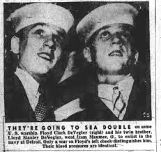 DeVegter, Twins, Floyd & Lloyd, "They're Going to Sea Double