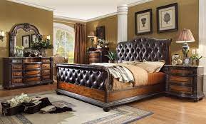 Check spelling or type a new query. Angelina Antique Brown Button Tufted Leather Bedroom Set Marble Tops