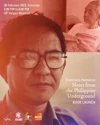 The book “Francisco Nemenzo's Notes from the Philippine Underground” will  be launched