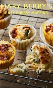 Mary Berry S Cheesy Muffins Recipe Recipe Savoury Food Mary Berry Recipe British Bake Off Recipes