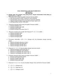 Top Pdf Soal Matematika Kelas Vii 123dok Com