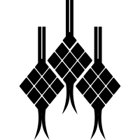 4 transparent png illustrations and cipart matching ketupat black and white. Ketupat Icons Download Free Vector Icons Noun Project
