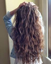 Remember to cut curly hair while it's dry so you can see the shape of your haircut as you go. 10 Heatless Ways To Add Texture And Volume Into Your Straight Hair Society19 In 2021 Natural Wavy Hair Brunette Hair Color Long Wavy Hair