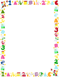 Preschool Border Molduras Para Criancas Bordas Coloridas Molduras Bonitas