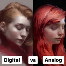 Same model, same basic idea. Do you care whether it's pixels or oil paint?  #contemporaryrealism #contemporaryportrait #contemporarypainting  #realistpainting #newartwork #portraitartist #portraitpainting  #portraitpainter #learntopaint #stephenbauman