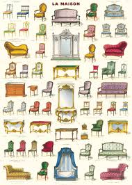 Cavallini Co La Maison Decorative Paper Sheet Decoupage Paper Paper Decorations Wrapping Paper