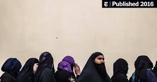 It is worn over the clothing and tends to cover the whole body. For Women Under Isis A Tyranny Of Dress Code And Punishment The New York Times