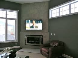 challenging fireplace and kitchen tv