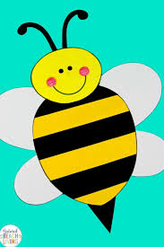 He is a very busy bee indeed, collecting all the pollen from the pretty flowers. Preschool Bee Craft With Free Bee Template Natural Beach Living