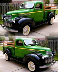 Image result for Chrome Green 1946 Truck