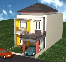 Rumah yang satu ini berbentuk seperti perihal ini tak lain pasal tingginya minat masyarakat kekinian yang memilih bertempat tinggal di. 13 Desain Rumah Minimalis 2 Lantai Setengah Pics Sipeti