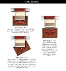 Rug Size Guide For King Beds With